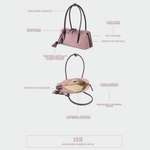 Borsa a spalla LIVIA - ROSE