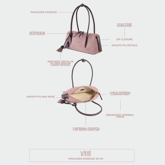 Borsa a spalla LIVIA - ROSE