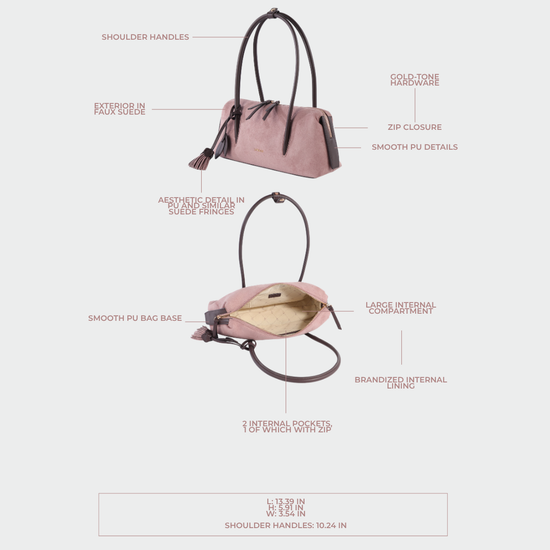 Borsa a spalla LIVIA - ROSE