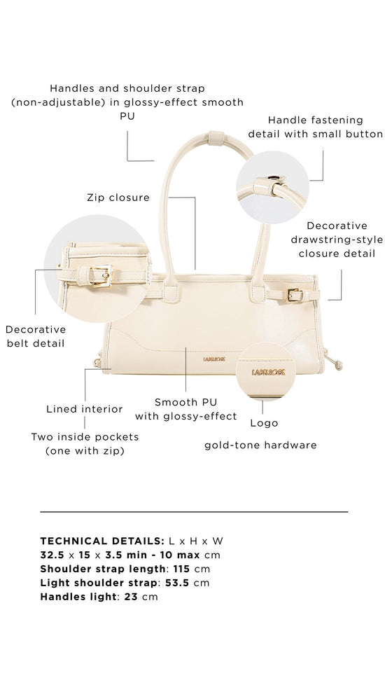 Borsa a spalla SABOT GLACE - CREAM