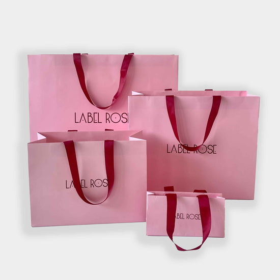 PINK GIFT PAPER SHOPPER 