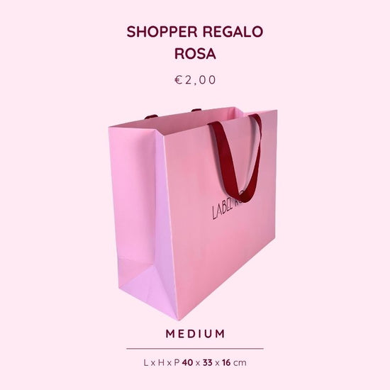 SHOPPER CARTA REGALO ROSA