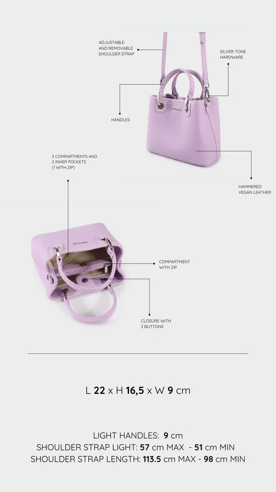 Borsa a mano MARGOT SMALL - SUGARPLUM PINK