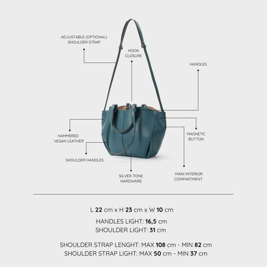 SCARLETT SMALL Shoulder Bag - LIGHT BLUE