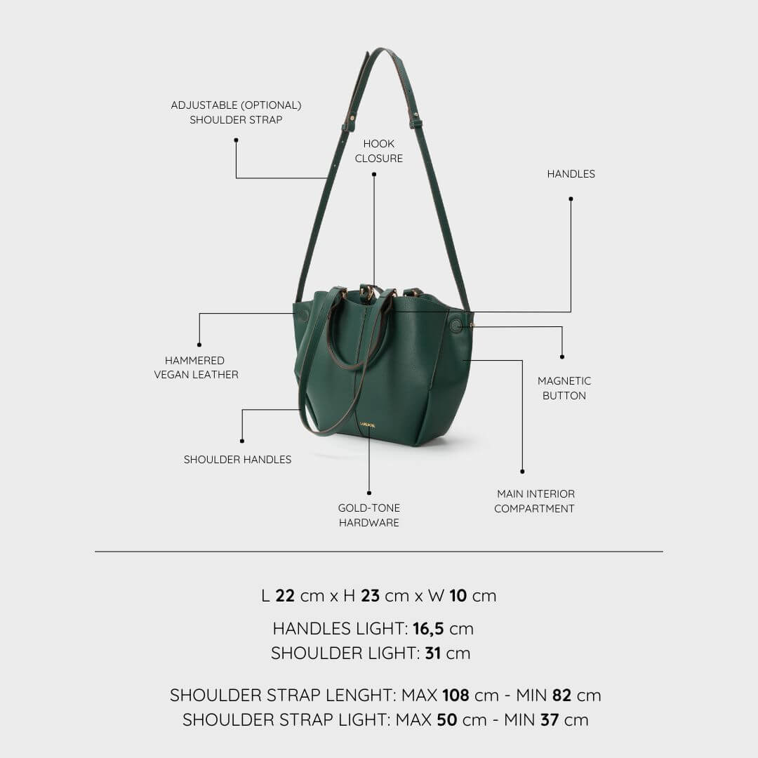 SCARLETT SMALL Shoulder Bag - FOREST GREEN