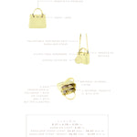 Borsa a mano MARGOT SMALL CANVAS LE - LEMON YELLOW