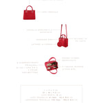 Borsa a mano MARGOT SMALL CANVAS LE - MAGENTA