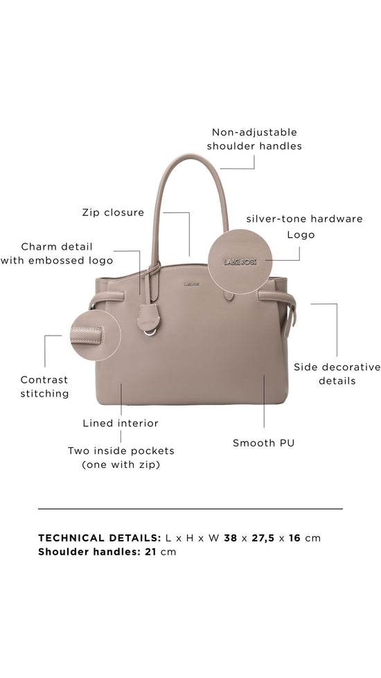 Borsa a spalla SOLEIL- BEIGE