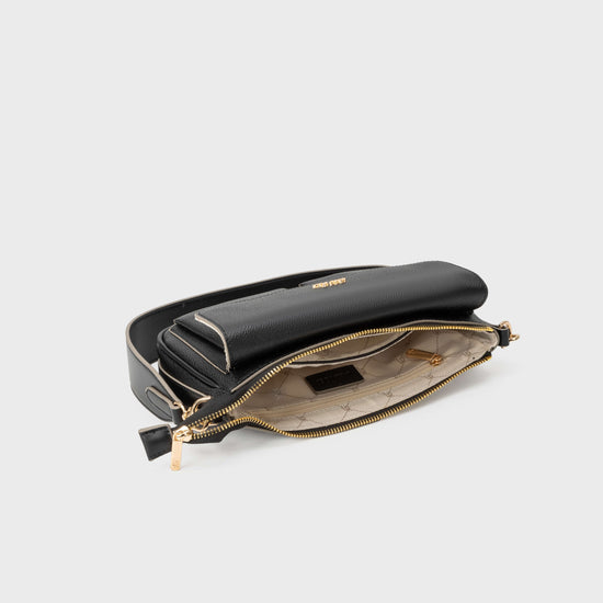 Borsa a spalla SABRINA - BLACK GOLD