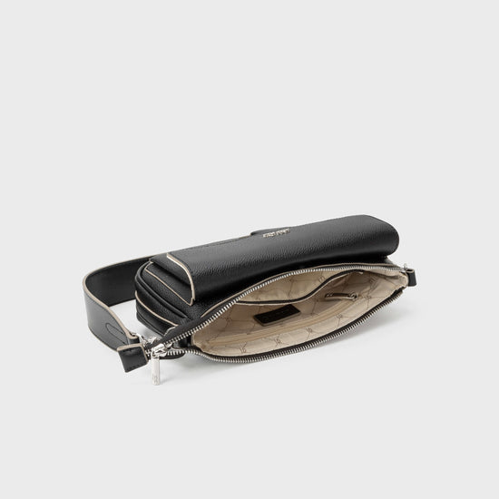 Borsa a spalla SABRINA - BLACK SILVER