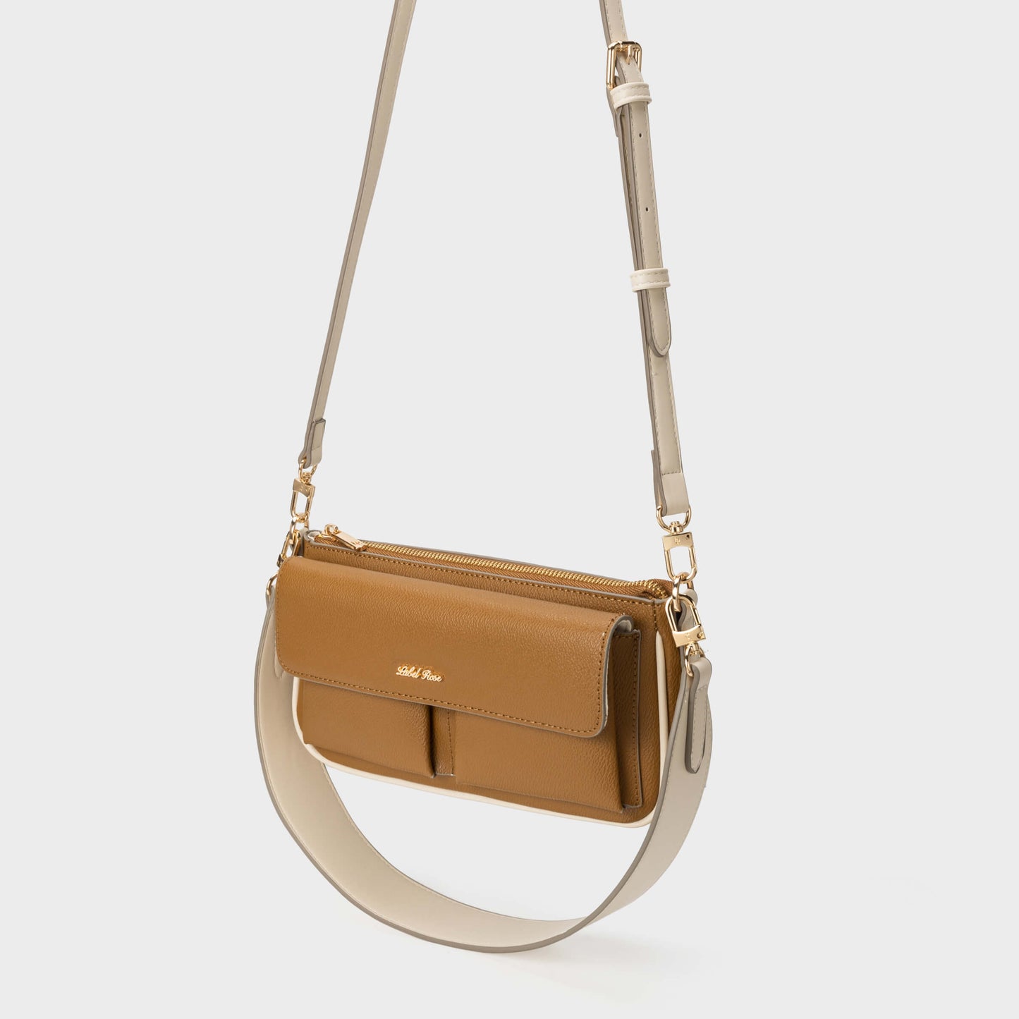 Borsa a spalla SABRINA - CAMEL