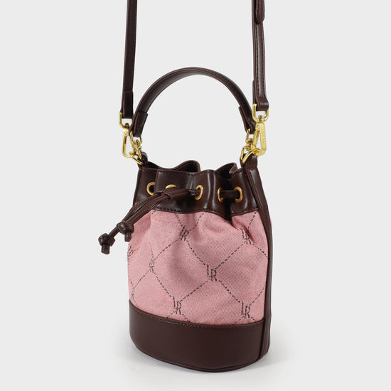 Borsa secchiello NEW MONOGRAM BUCKET - ROSA