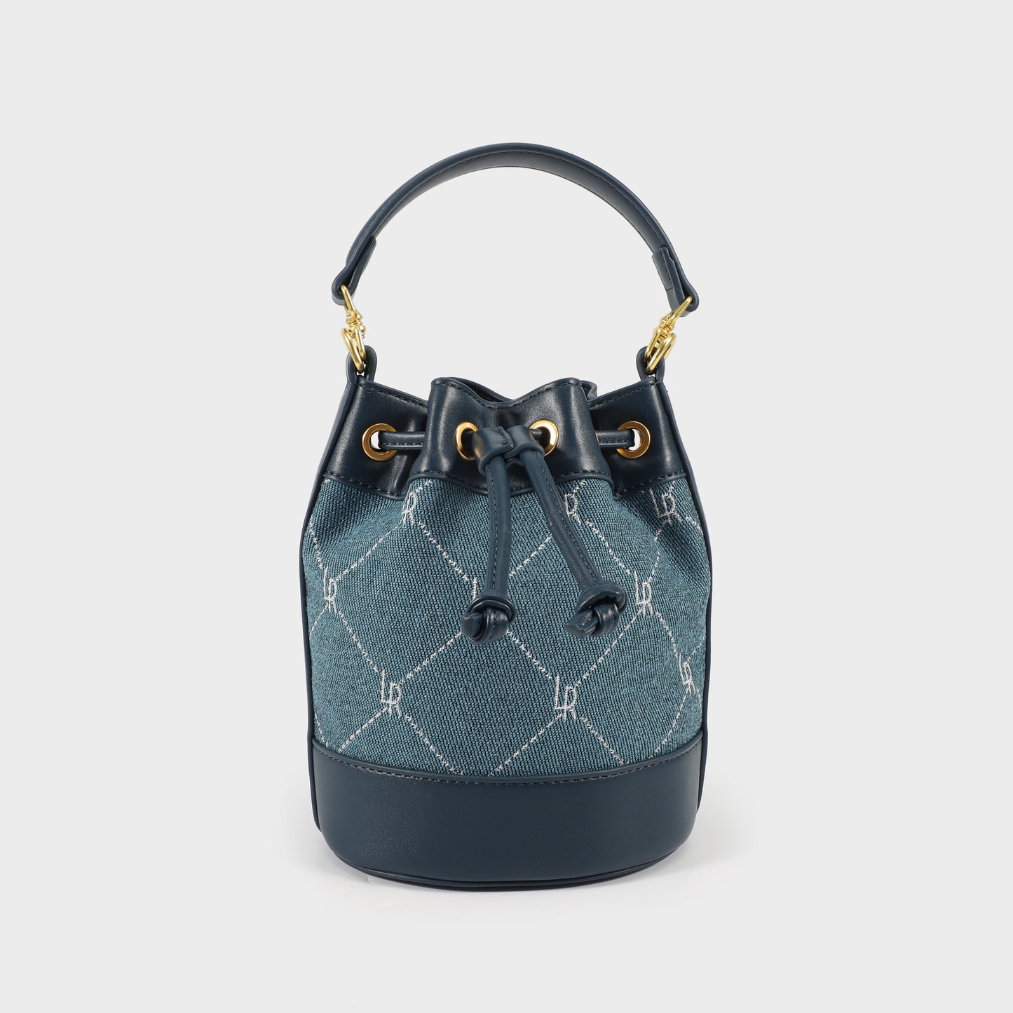 Borsa secchiello NEW MONOGRAM BUCKET - BLUE JEANS