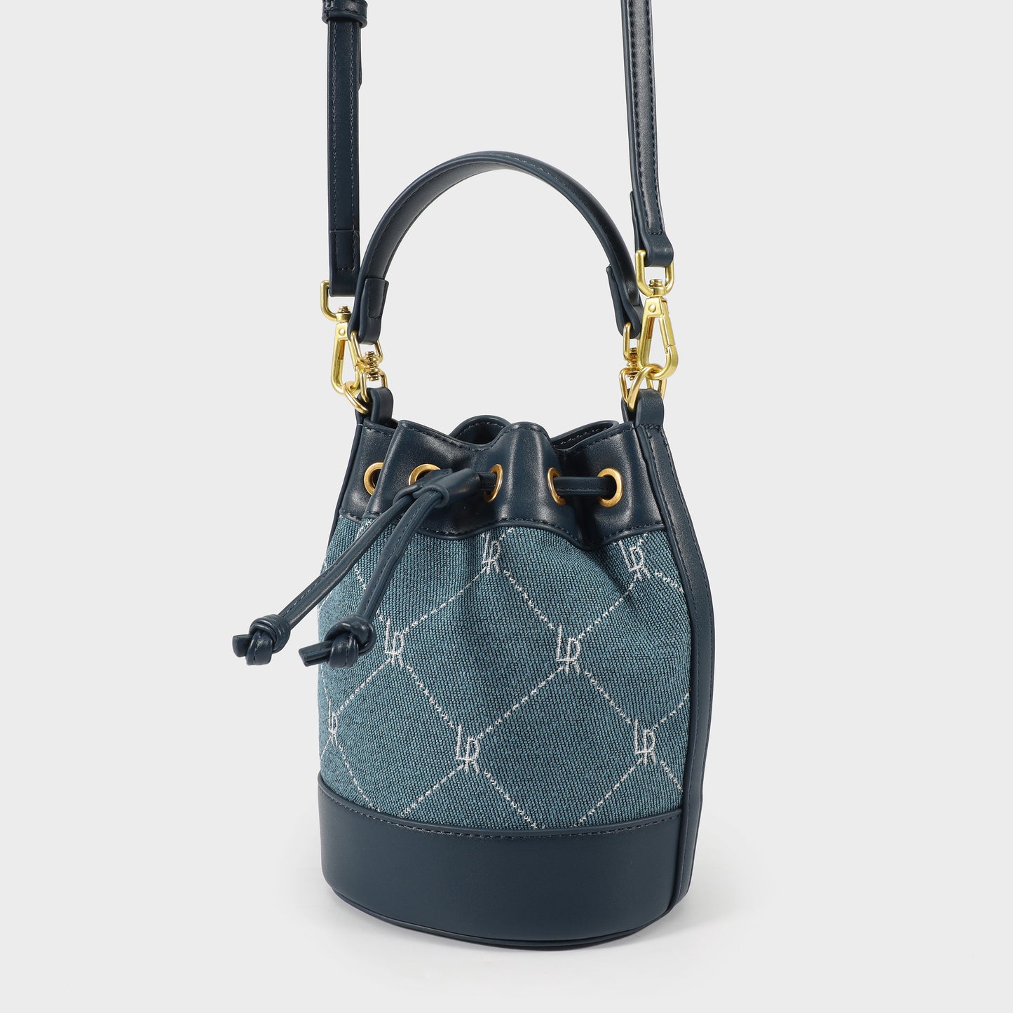 NEW MONOGRAM BUCKET Bucket Bag - BLUE JEANS