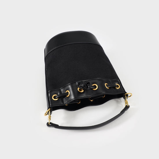 NEW MONOGRAM BUCKET Bucket Bag - BLACK