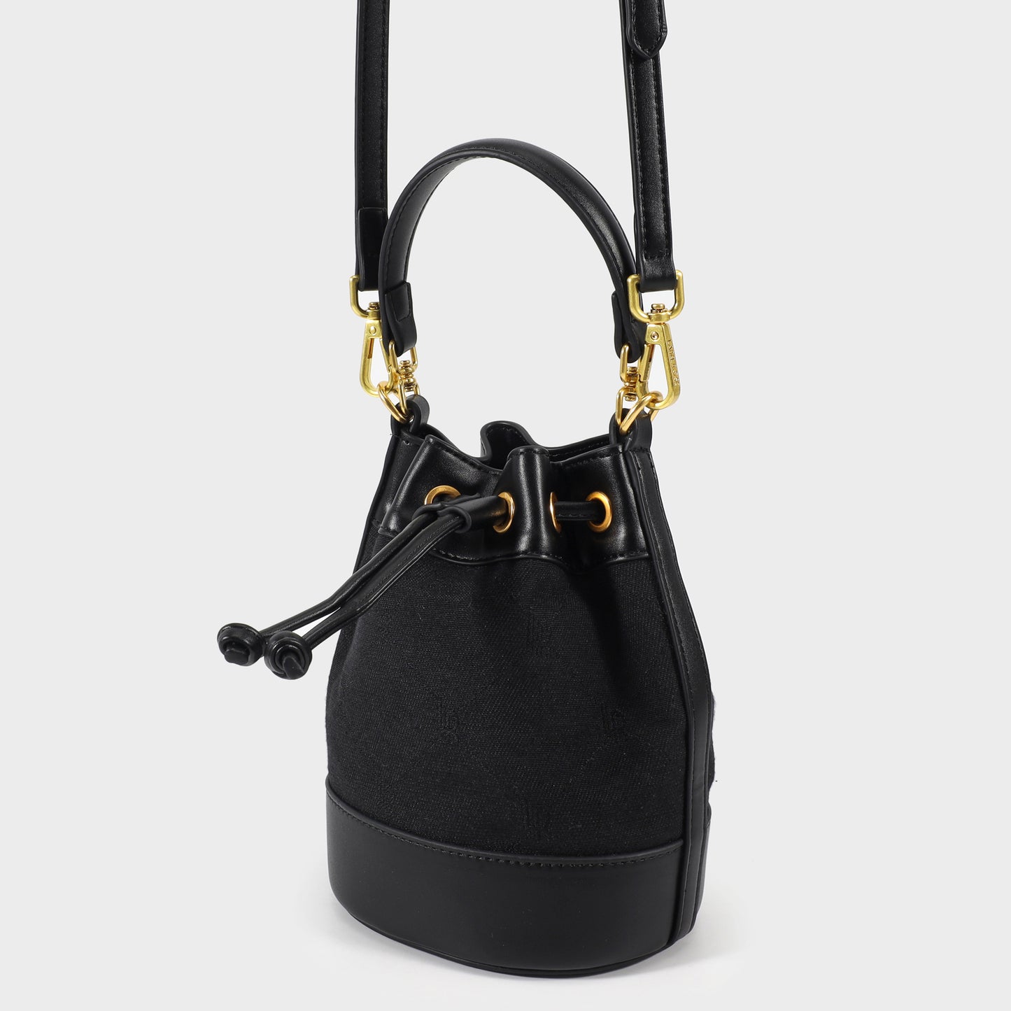 NEW MONOGRAM BUCKET Bucket Bag - BLACK