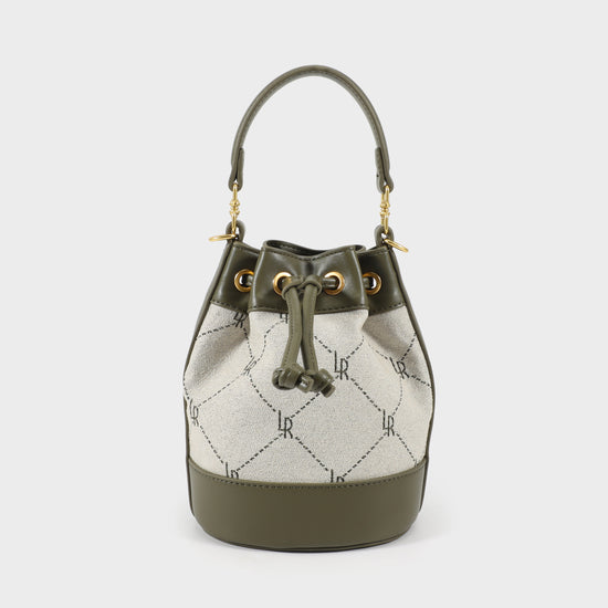 NEW MONOGRAM BUCKET Bucket Bag - GREEN