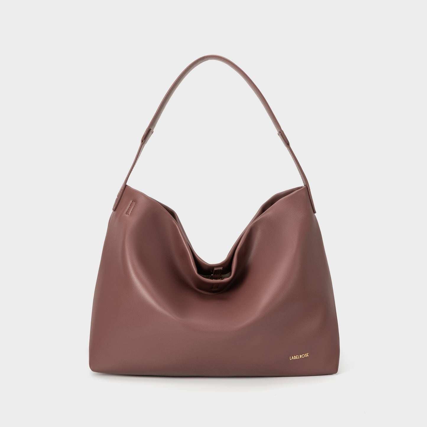 Shopper bag RUBY - PURPLE BROWN