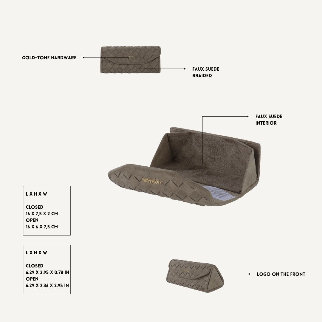 MEGAN FAUX SUEDE MATCHING SET - TAUPE