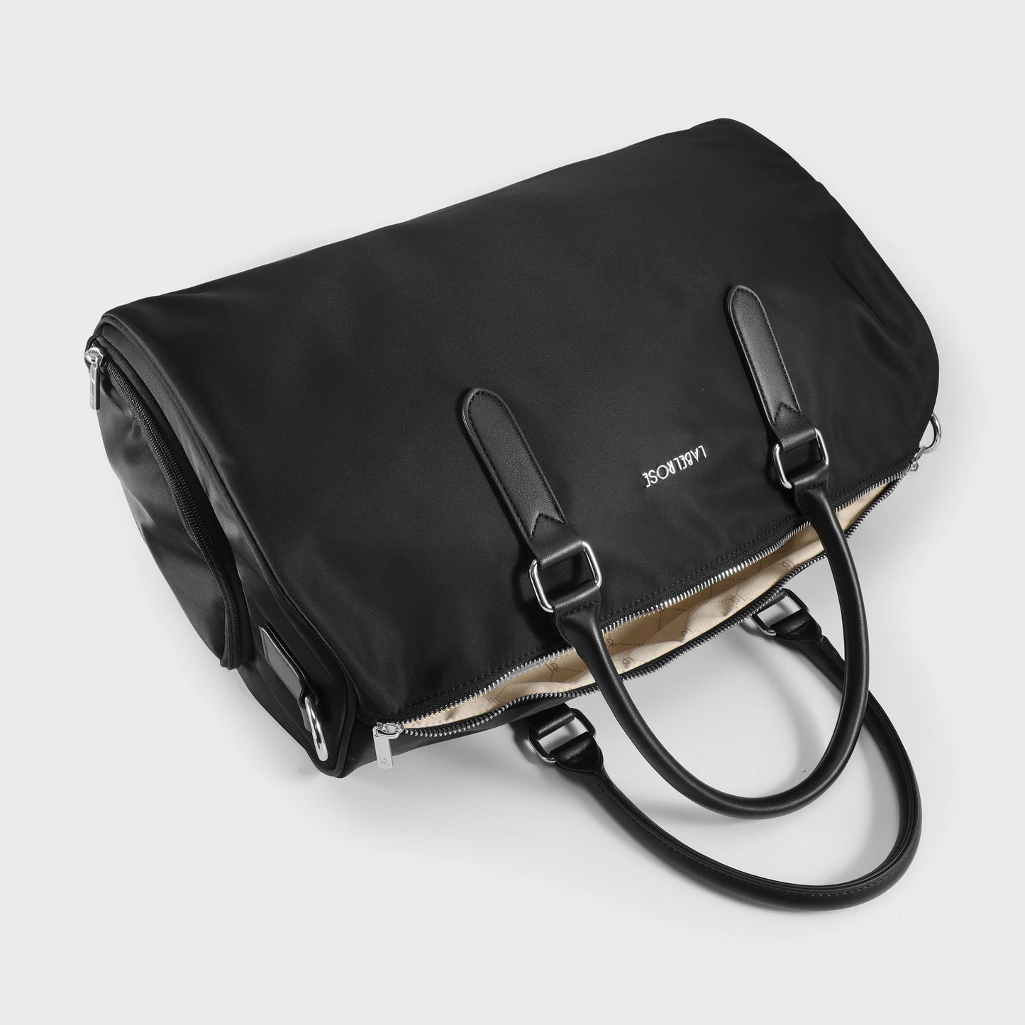 Travel Bag KIMBERLY - BLACK SILVER