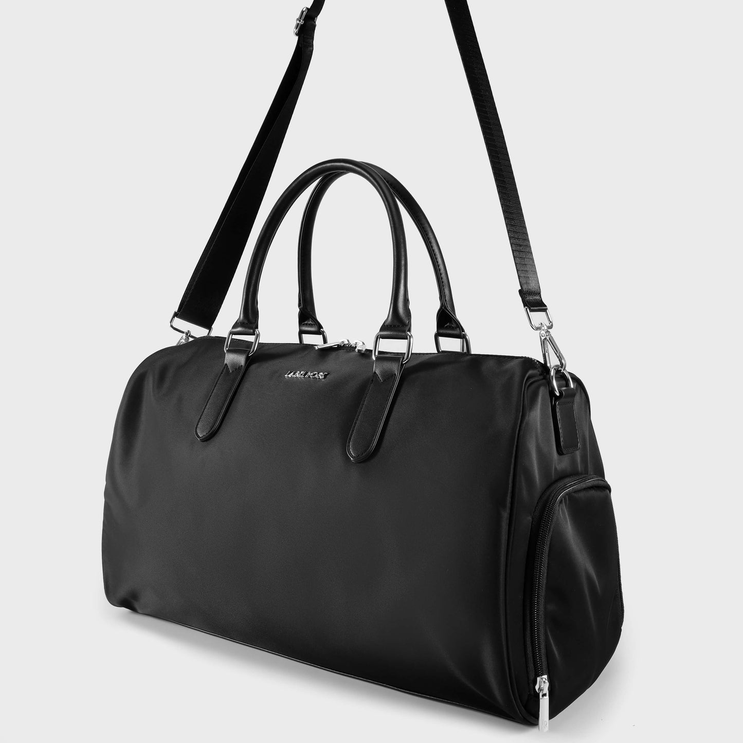 Travel Bag KIMBERLY - BLACK SILVER