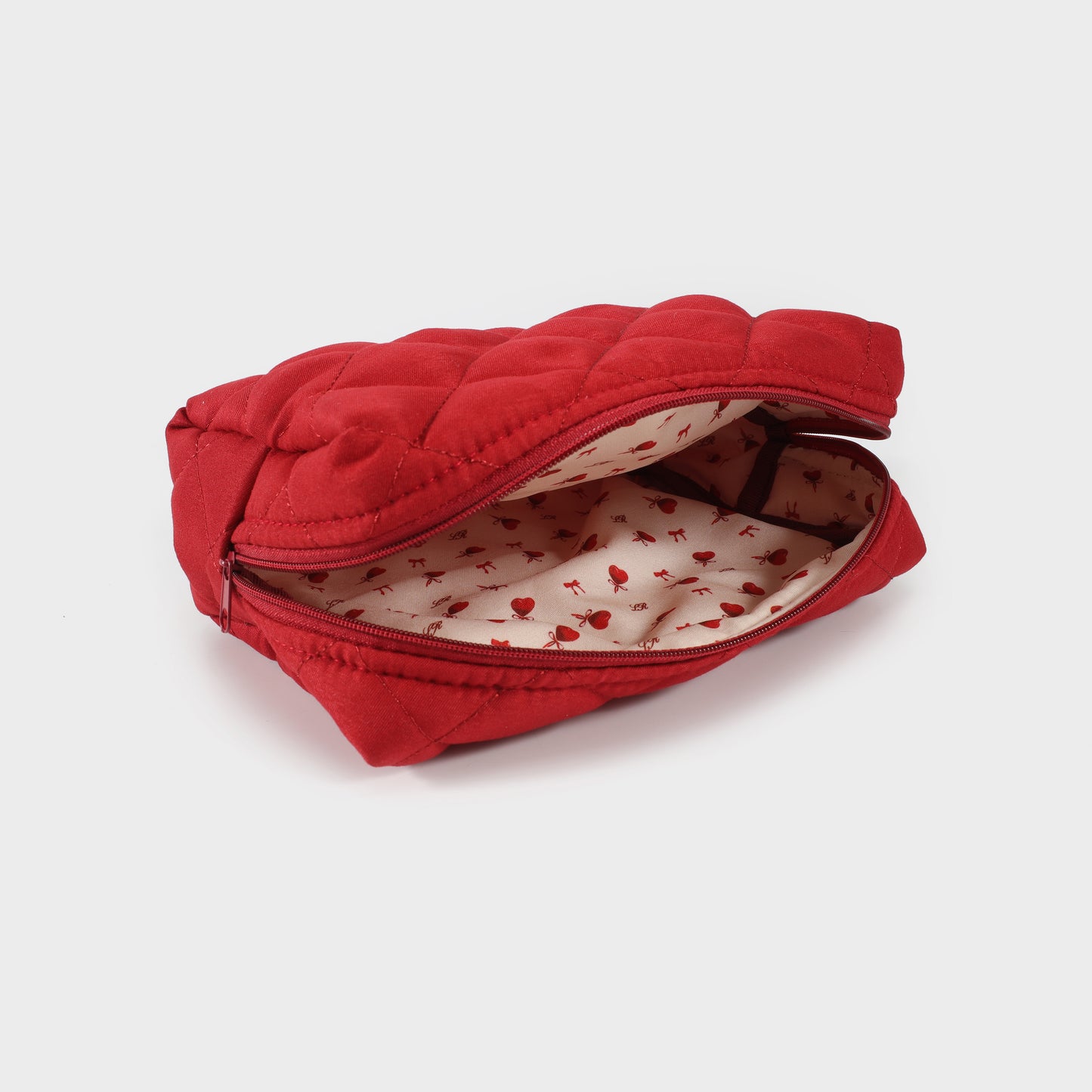 Medium fabric bag VALENTINE'S DAY - RED