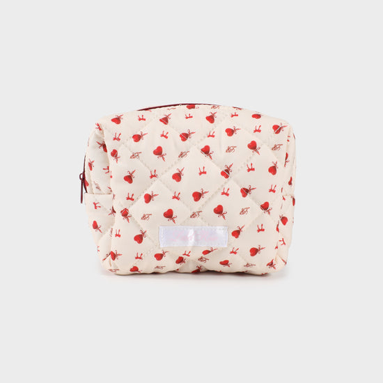 Small fabric bag VALENTINE'S DAY - CREAM