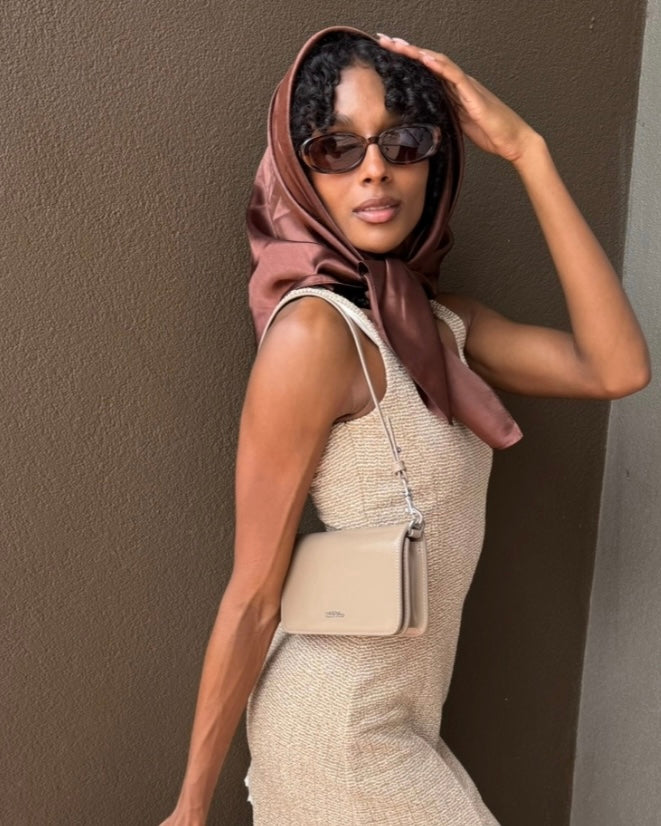 Borsa a spalla NICOLE - TAUPE