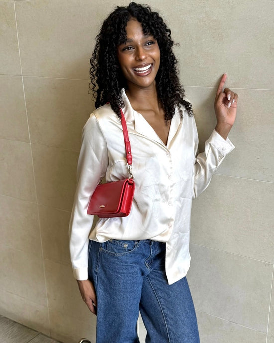 Bolso de hombro NICOLE - ROJO