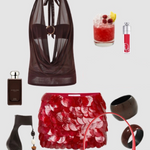 LIBERTY Patent Mini Bag - RED