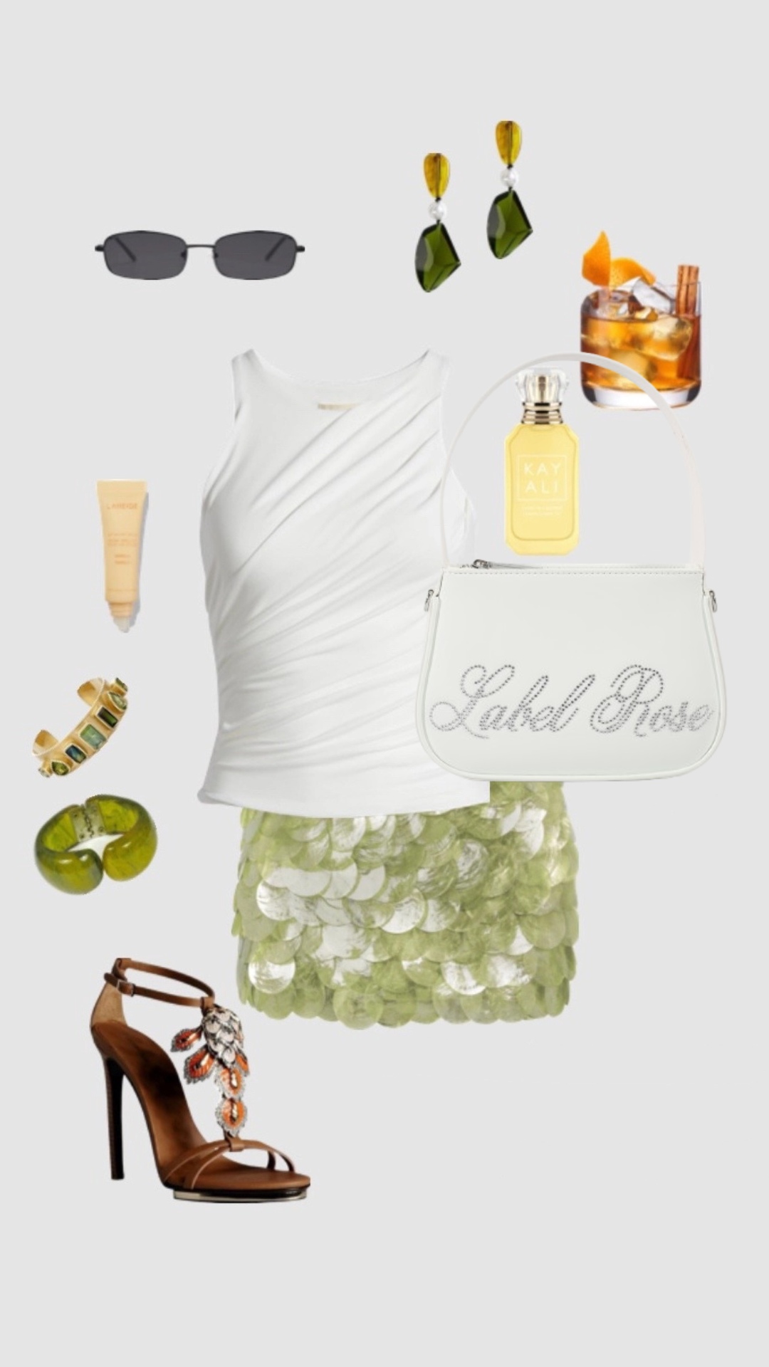 Mini bag in vernice LIBERTY - BIANCO