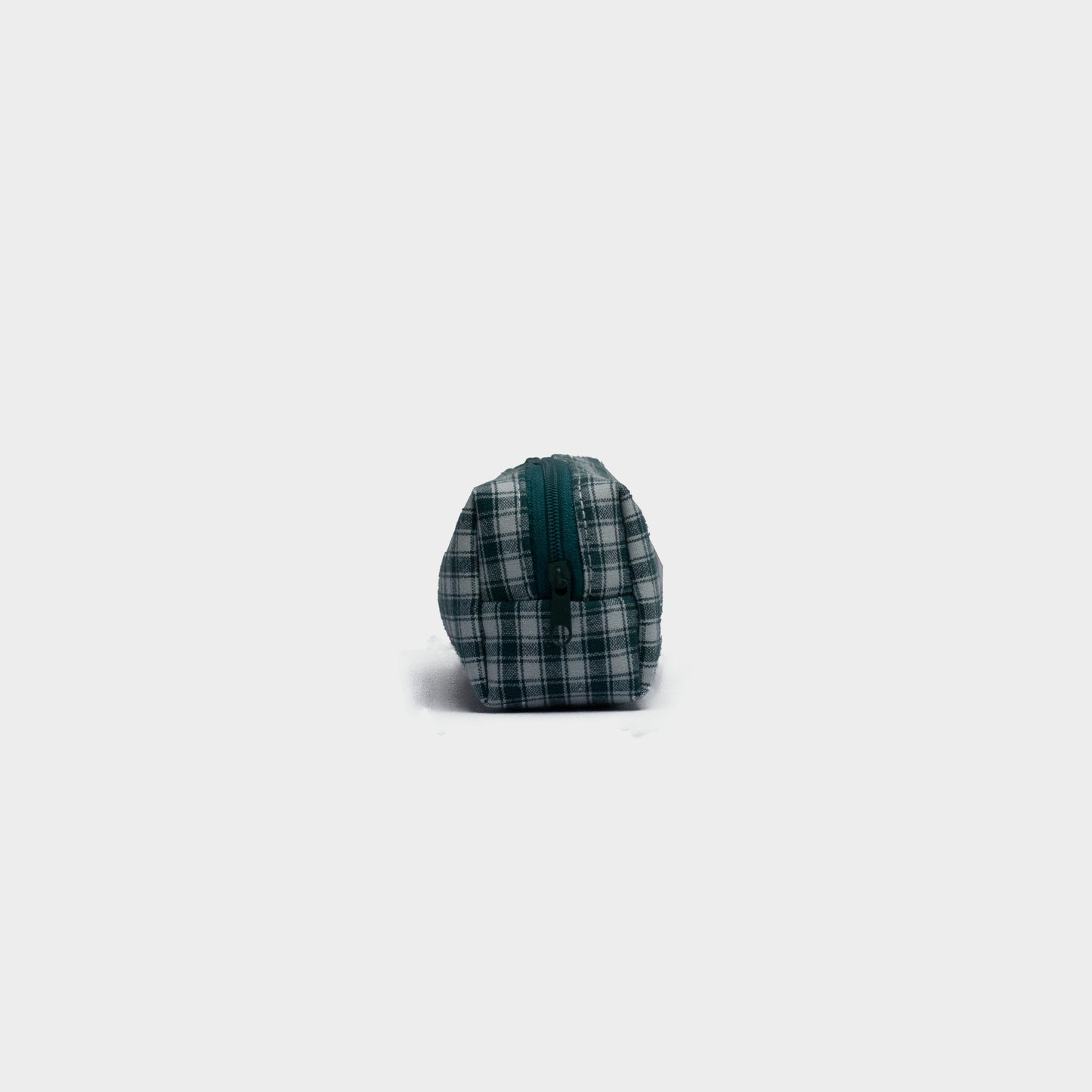 Checkered pencil case - GREEN