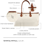 Borsone a spalla VOYAGER - GLACIER WHITE