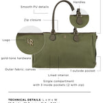 Borsone a spalla VOYAGER - MOSS GREEN