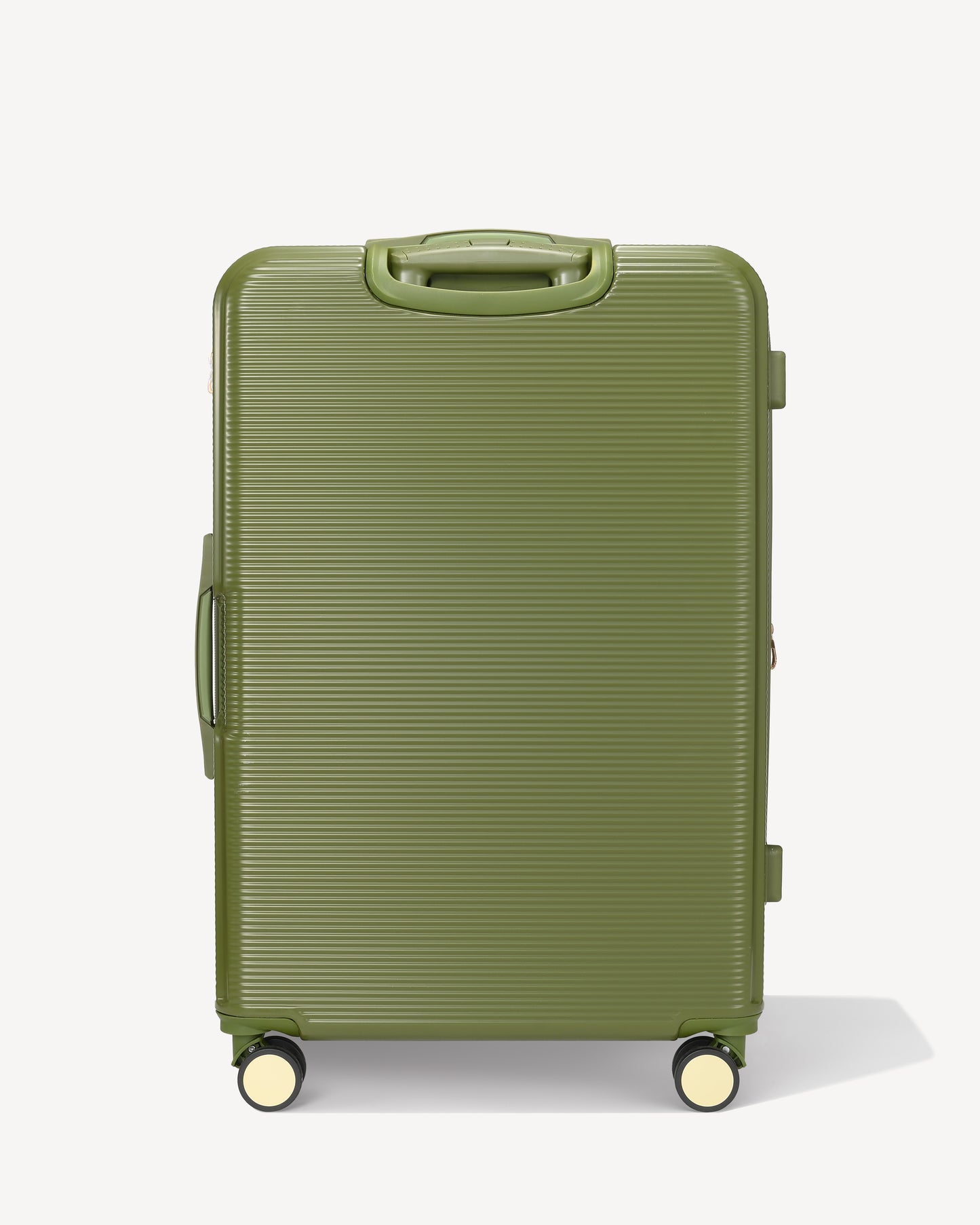 Shiny hold suitcase four wheels - GREEN