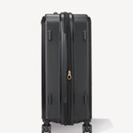 Valigia trolley lucido quattro ruote - NERO
