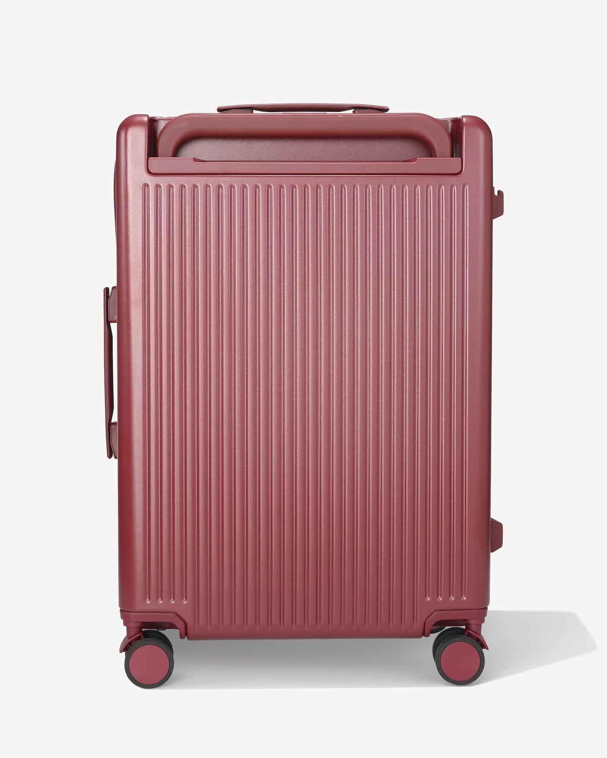 Valigia trolley opaco quattro ruote - BORDEAUX DIFETTATA