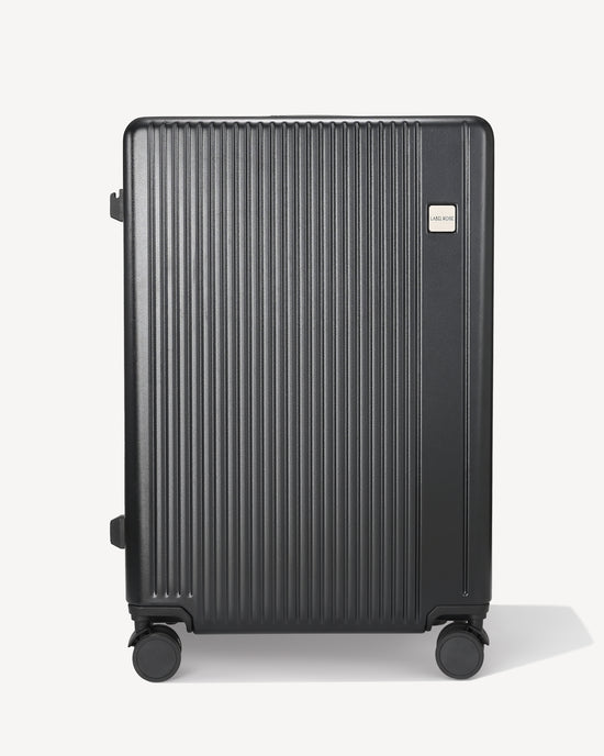 Matte trolley suitcase four wheels - BLACK