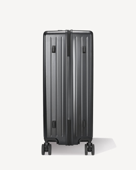 Matte trolley suitcase four wheels - BLACK
