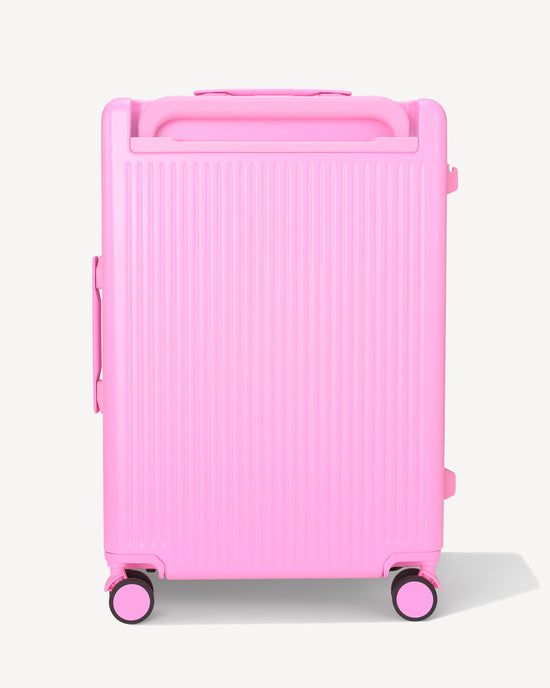 Matte trolley suitcase four wheels - PINK