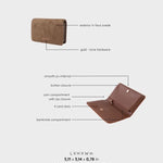 Billetera LE NUITE WALLET - ALMOND TAUPE