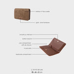 Billetera LE NUITE WALLET - ALMOND TAUPE