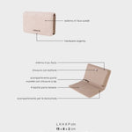 Cartera LE NUITE WALLET - BEIGE BISCUIT