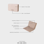 Cartera LE NUITE WALLET - BEIGE BISCUIT