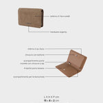 LE NUITE WALLET - COCKER LIGHT BROWN