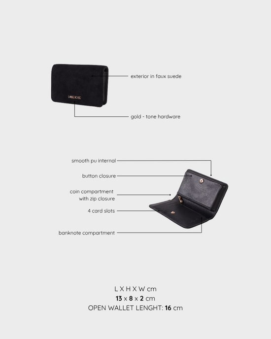 Portafoglio LE NUITE WALLET - STREET BLACK