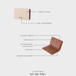 Portafoglio LE PETITE WALLET - VANILLA BROWN