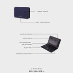 LE PETITE JEANS WALLET - CITYWALK DENIM BLACK