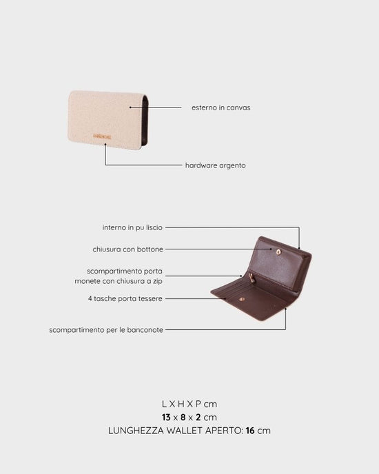 Portafoglio LE PETITE WALLET - DALMATA COFFEE