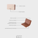 Portafoglio LE PETITE WALLET - VANILLA BROWN